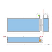 Piscine 10 m x 4 m Fleury Philippe