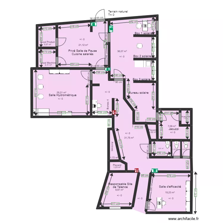 IDEA CLINIC AMENAGEMENTS partie 2. Plan de IDEA CLINIC AMENAGEMENTS partie 2. Plan de