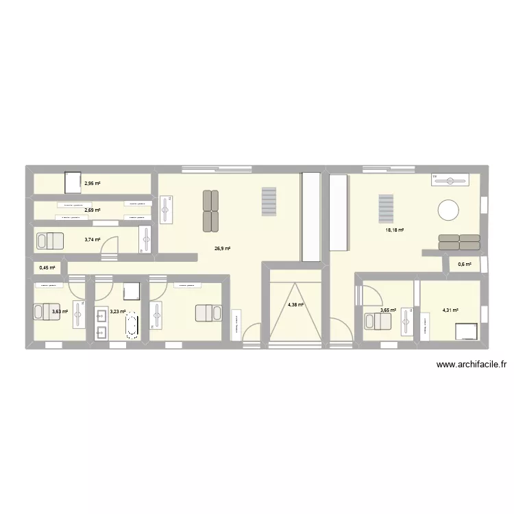 test. Plan de 12 et 75 m² test. Plan de 12 et 75 m²