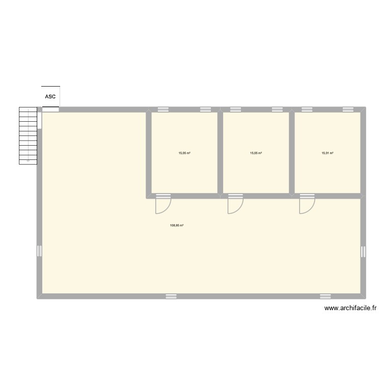 caca. Plan de 0 pièce et 0 m2