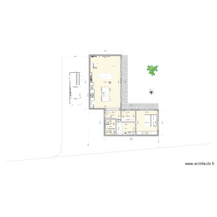 Mho kaz evoB. Plan de 0 pièce et 0 m2