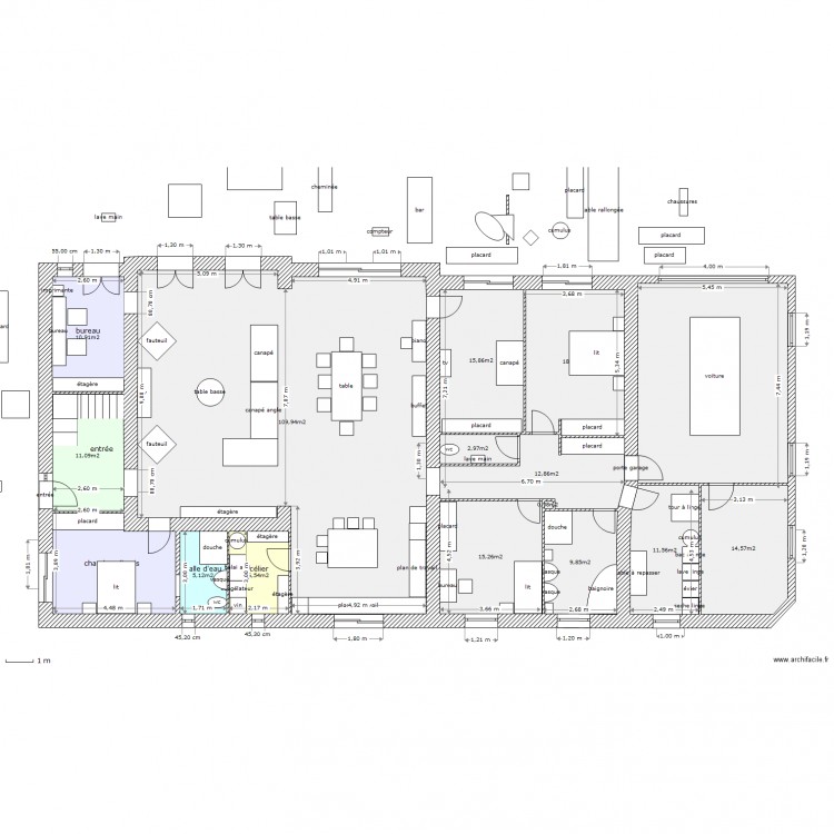 tres grd changement. Plan de 0 pièce et 0 m2