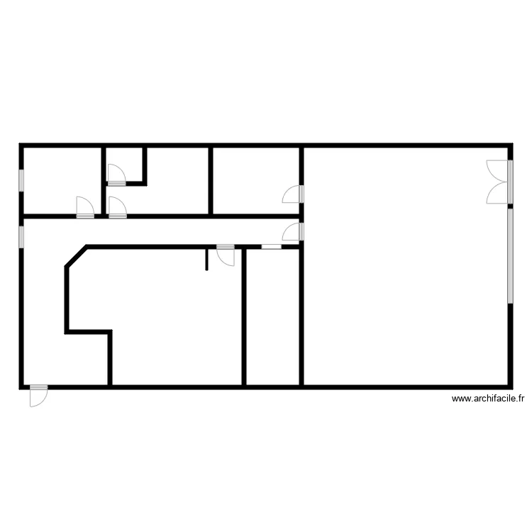 CHICKEN HOME CORBEIL ESSONNES. Plan de 