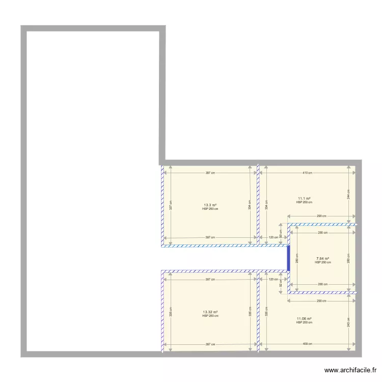 maison. Plan de 
