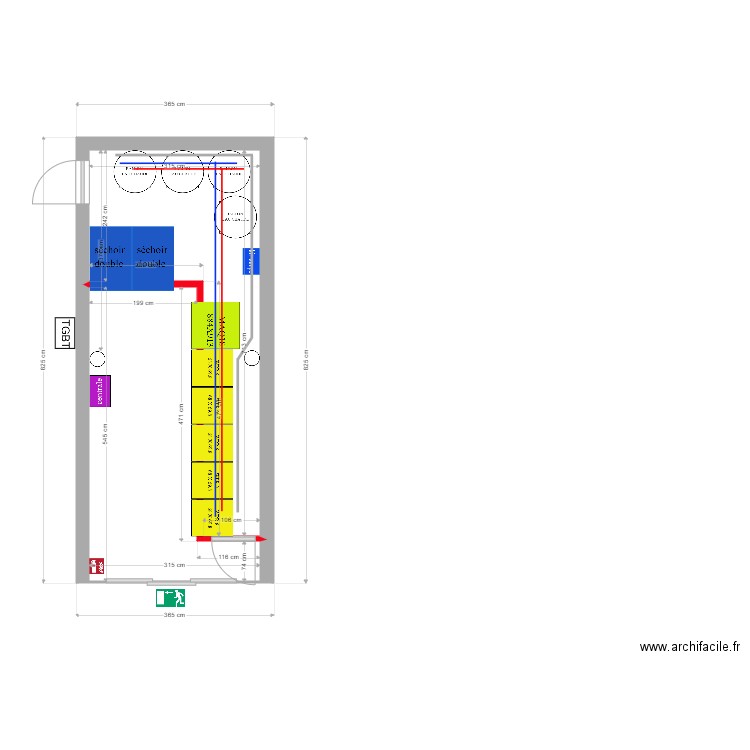 PLAN SCI RESIDENCE DE LA PLAGE 1. Plan de 0 pièce et 0 m2