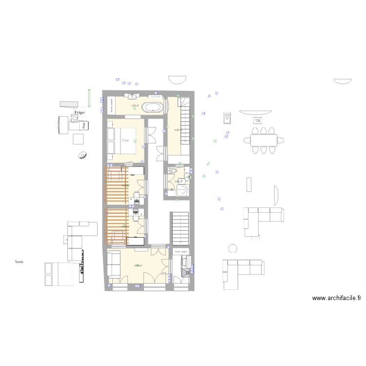 OLHAOCENTROCOMMERCIO1erJET DU06bisbis. Plan de 0 pièce et 0 m2