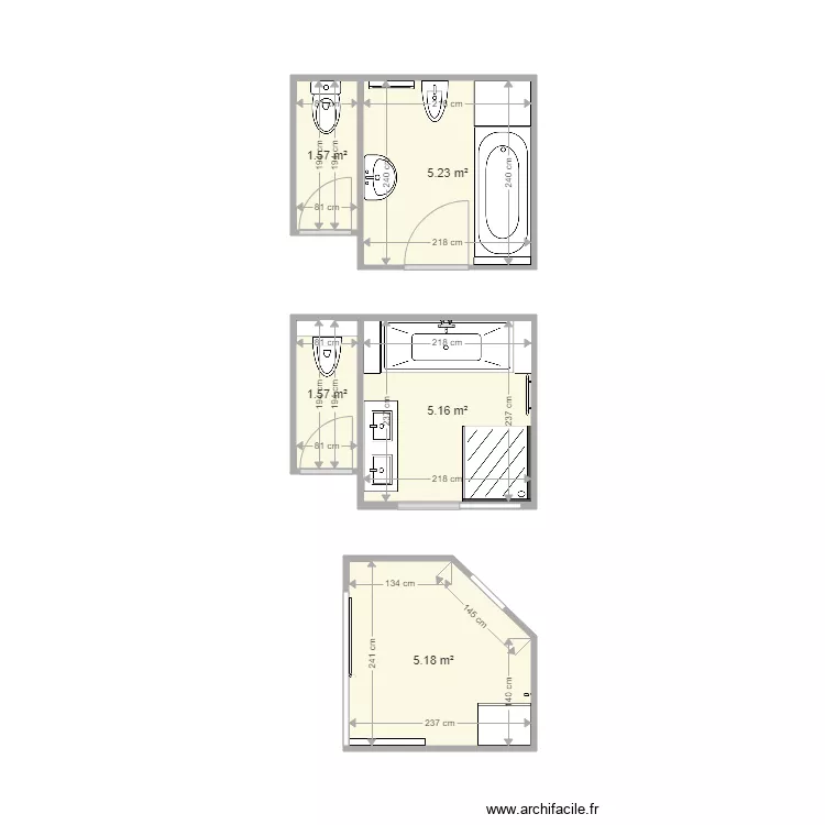 Salle de bain Ancenis. Plan de Salle de bain Ancenis. Plan de