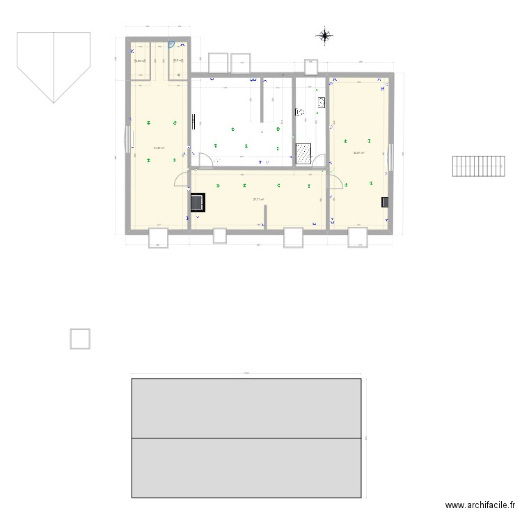 essai grenier 2. Plan de 0 pièce et 0 m2