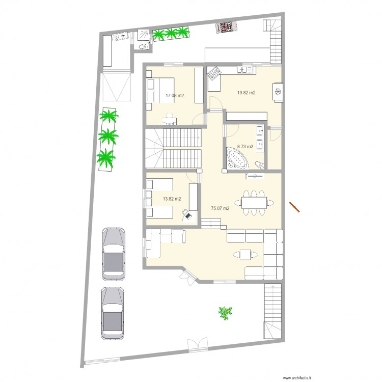 plan de maison 160 m