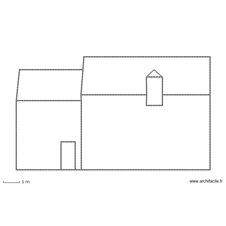 FACADE ARRIERE . Plan de FACADE ARRIERE . Plan de