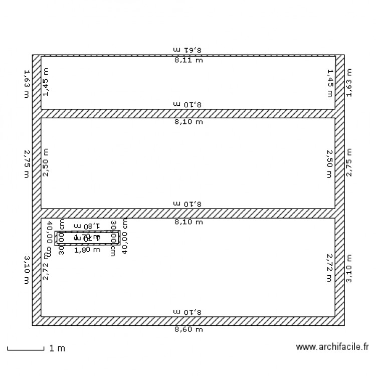 FACADE EST. Plan de 0 pièce et 0 m2