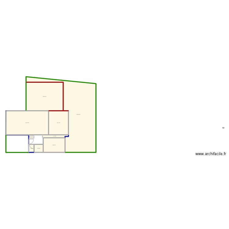 nouan. Plan de 9 pièces et 155 m2