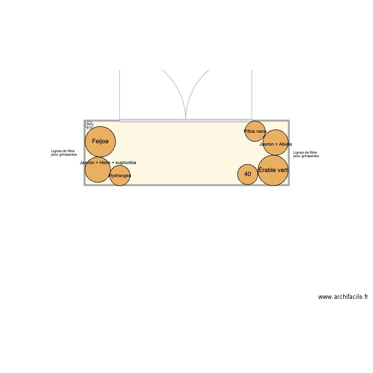 OCTAVE FEUILLET PARIS16. Plan de 1 pièce et 5 m2
