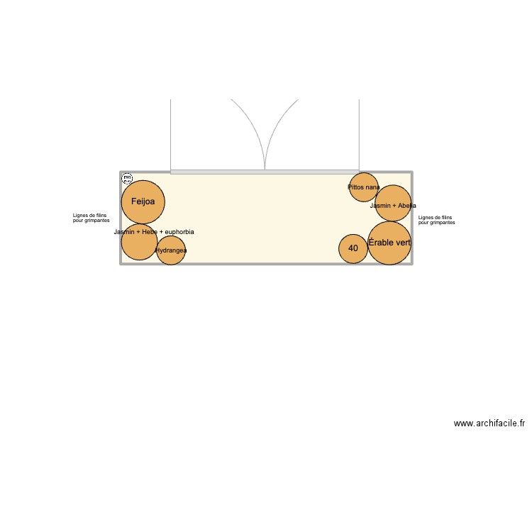 OCTAVE FEUILLET PARIS16. Plan de 1 pièce et 6 m2