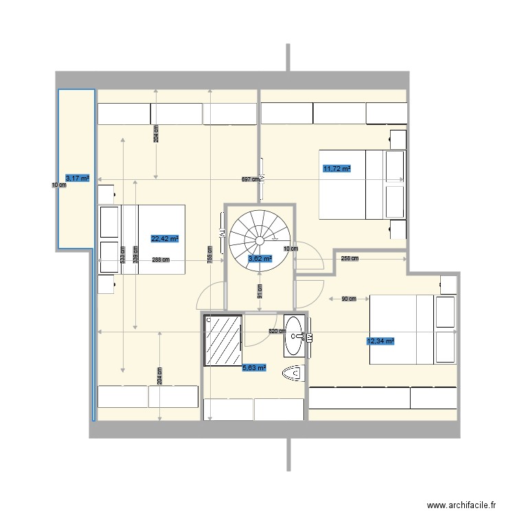 CIMIEZ haut 1. Plan de 0 pièce et 0 m2