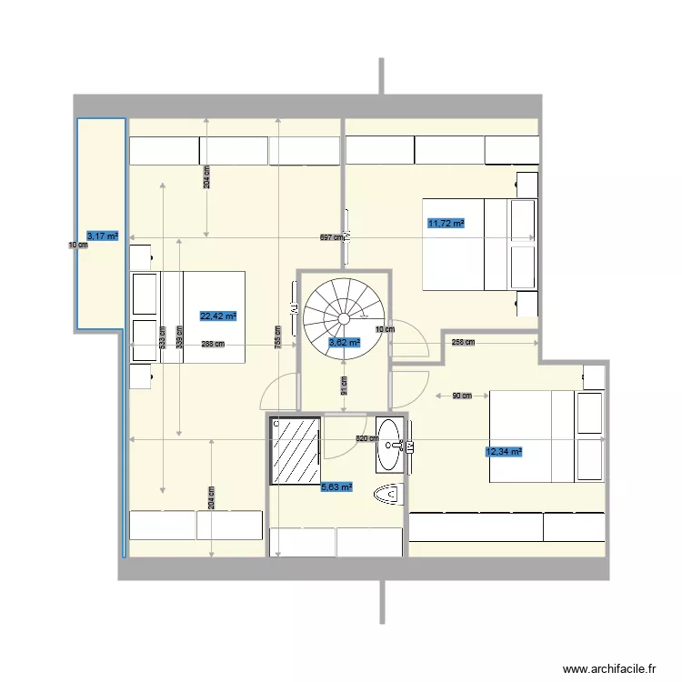 CIMIEZ haut 1. Plan de 