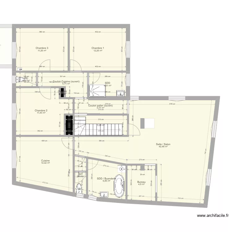 Caf&eacute; Garnier Mesur&eacute; vdef petit bureau. Plan de 