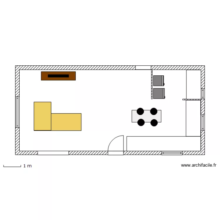 SALON CUISINE 23 04 13. Plan de 