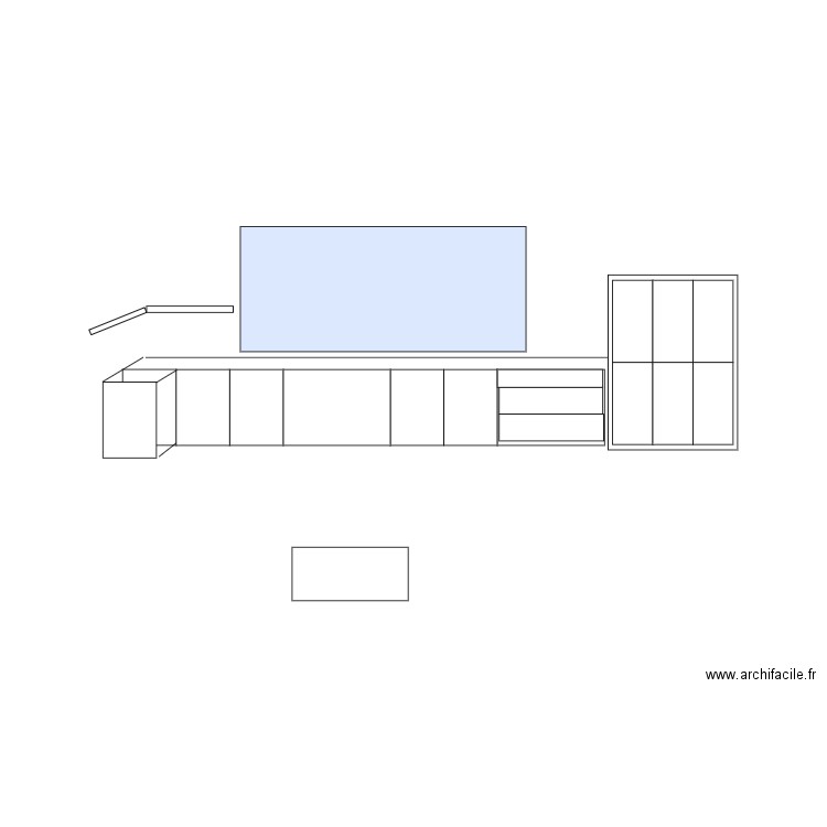 cuisine face Celienn . Plan de 0 pièce et 0 m2