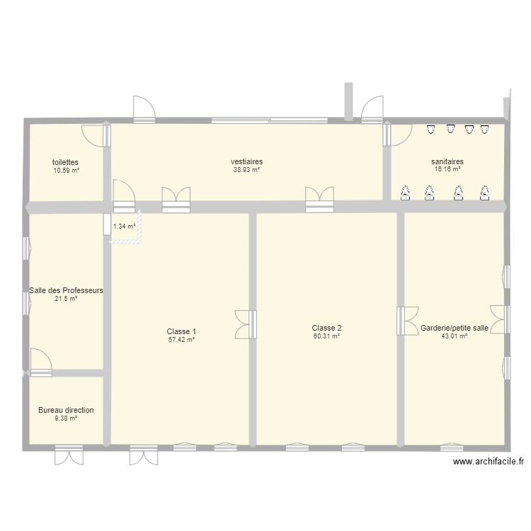 primaires v2. Plan de 0 pièce et 0 m2