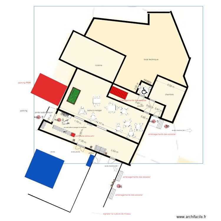 oree du bois bat 1 travaux. Plan de 0 pièce et 0 m2