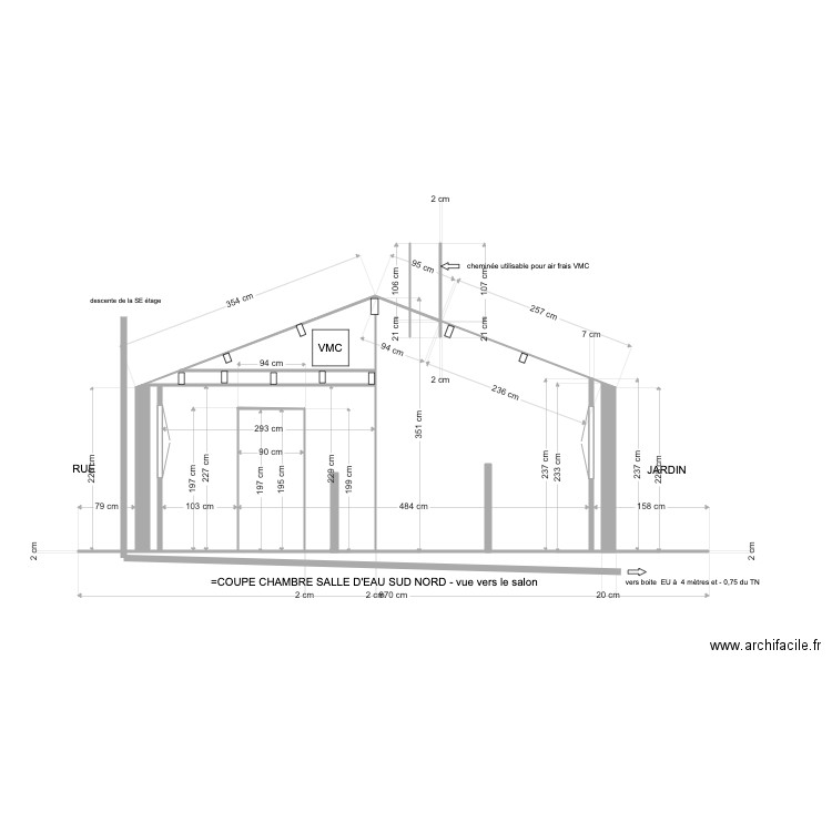 CH COUPE AAA. Plan de 0 pièce et 0 m2