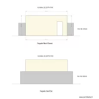 projet garage facades Nord Ouest  Sud Est