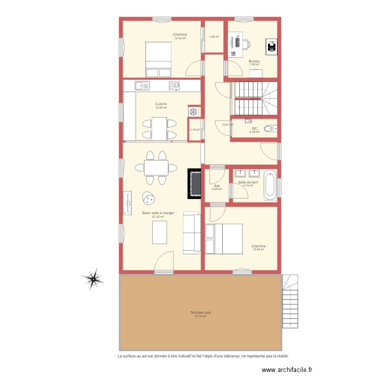 SIBERIL rdc. Plan de 0 pièce et 0 m2