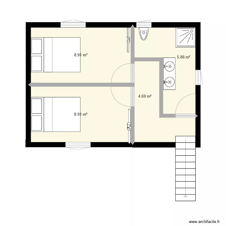 Etage 2. Plan de 
