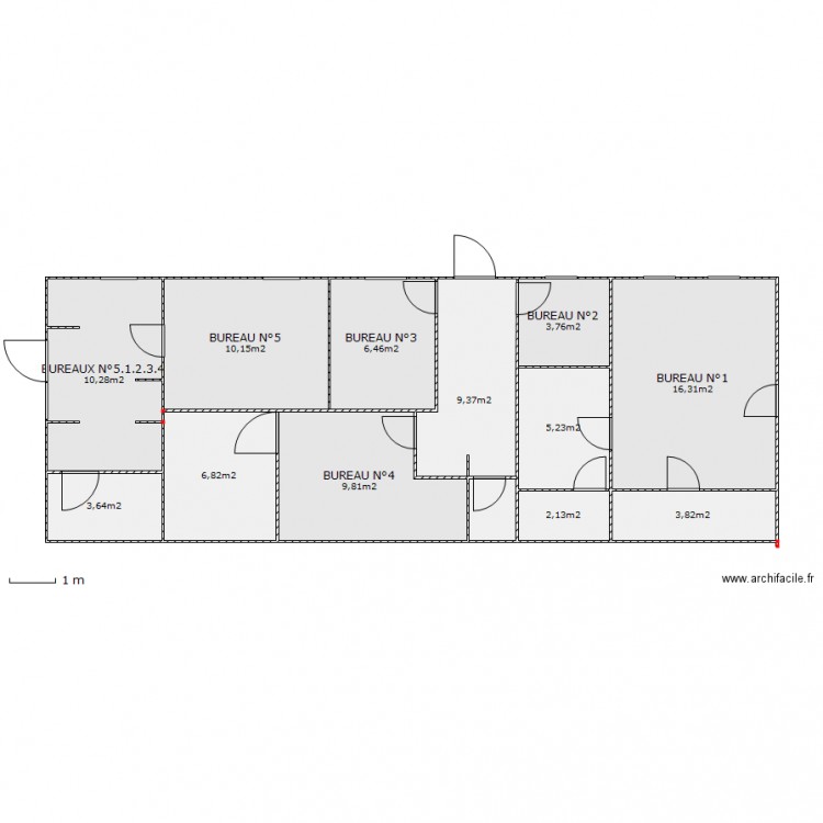 dudelange arriere RDC. Plan de 0 pièce et 0 m2
