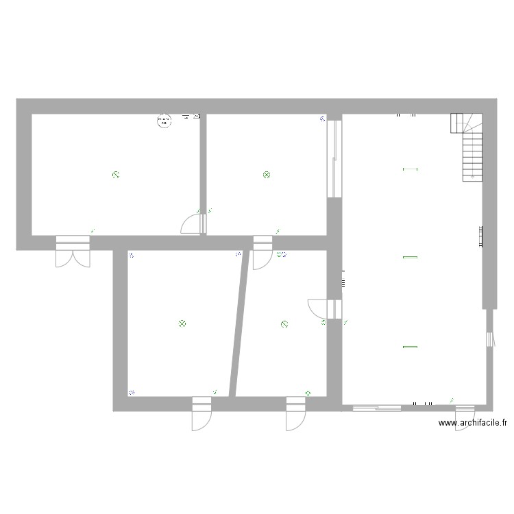 Maison St Aman 1er niveau. Plan de 0 pièce et 0 m2