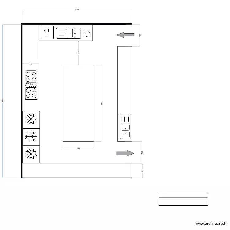GAIA KITCHEN LAYOUT PLAN. Plan de 