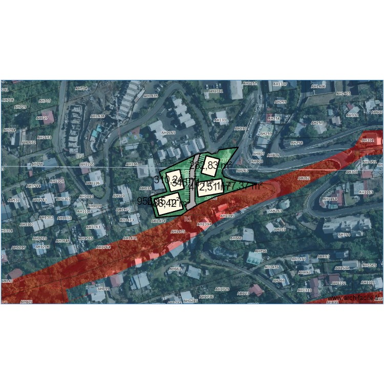TBS AH 127 128 129 133 1788. Plan de 0 pièce et 0 m2