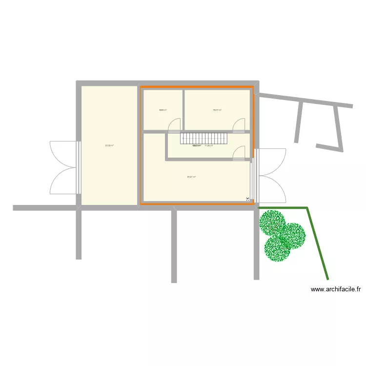 antoine. Plan de 