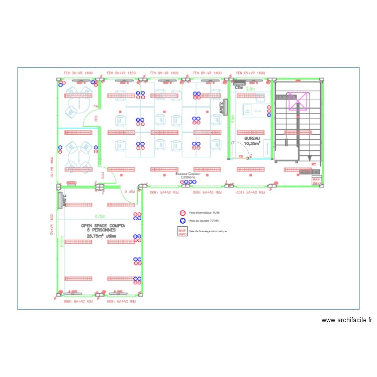 ARGO ALGECO ETAGE. Plan de 0 pièce et 0 m2