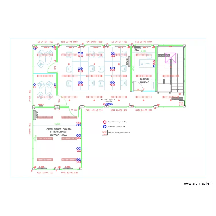 ARGO ALGECO ETAGE. Plan de 