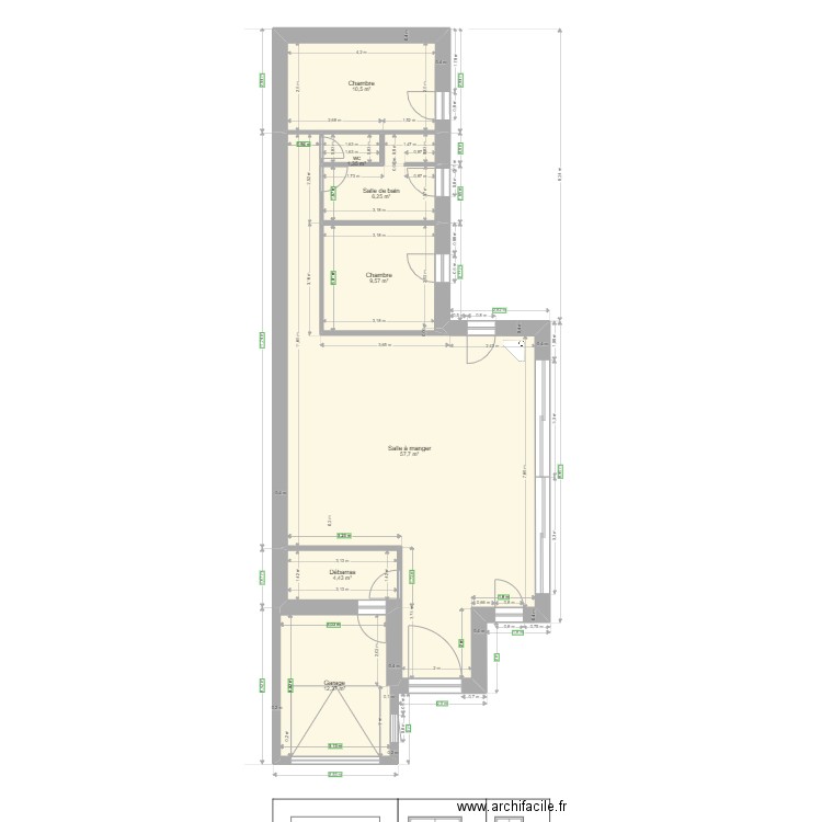 STELLA VERDUN 3. Plan de 7 pièces et 102 m2