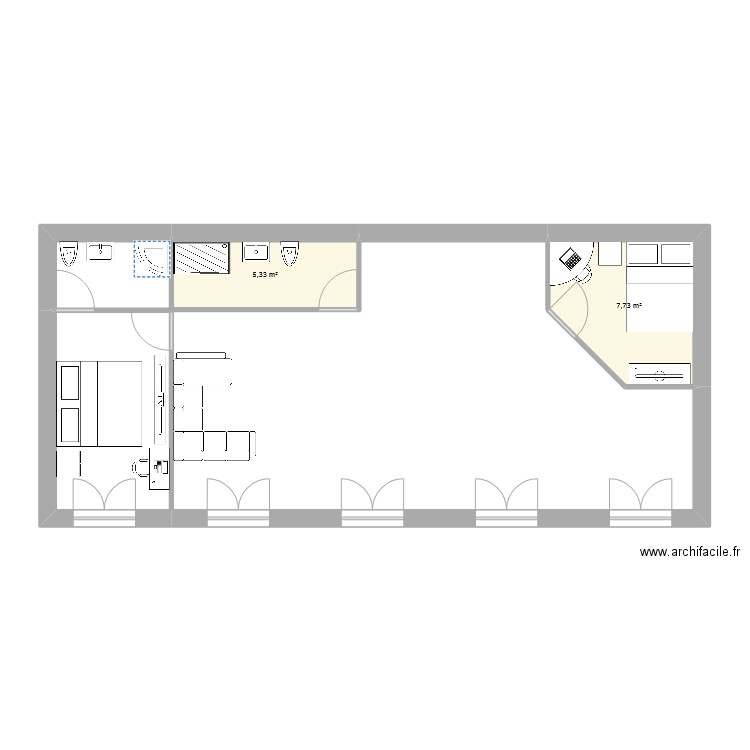 Maison de alexandrearchetti14092022. Plan de 2 pièces et 13 m2