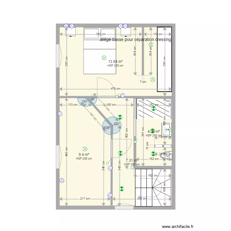 Projet Bailleul. Plan de 