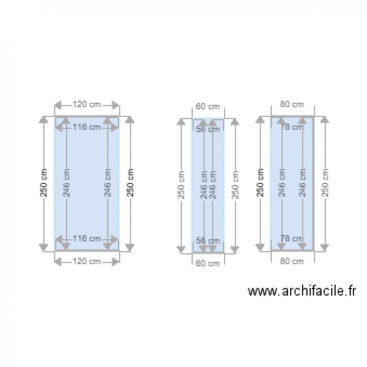 porte vitree. Plan de 0 pièce et 0 m2