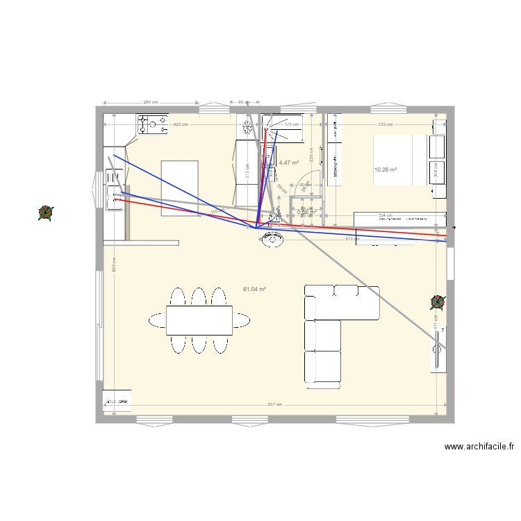 maison muy BASE test 4 plomberie. Plan de 0 pièce et 0 m2