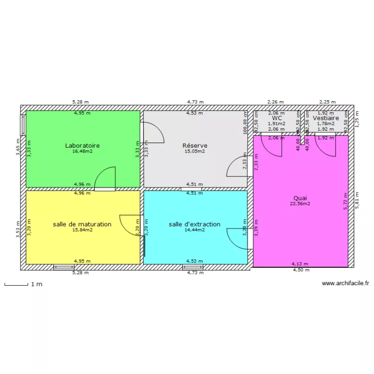 miellerie essai1. Plan de 