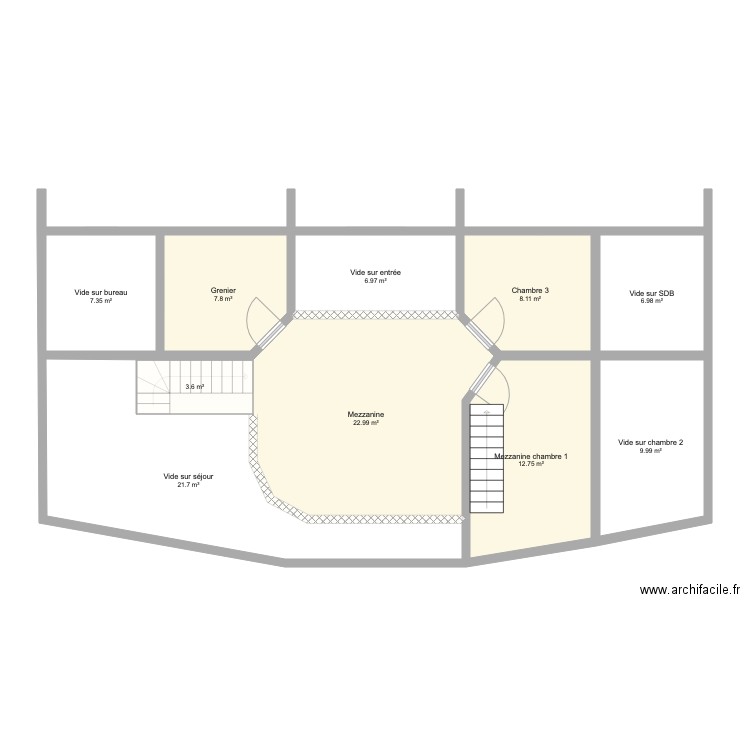 maison. Plan de 0 pièce et 0 m2