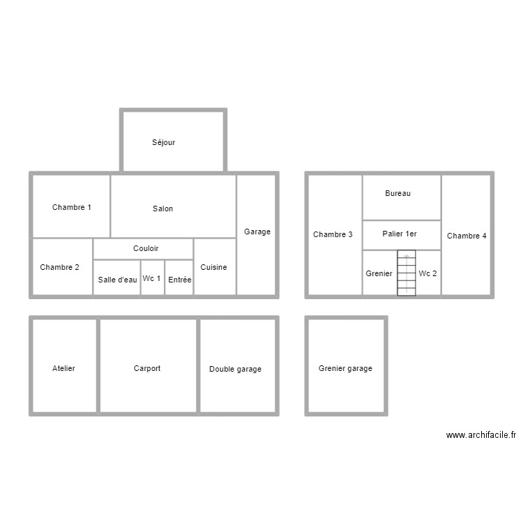 LOCTUDY VEY. Plan de 0 pièce et 0 m2