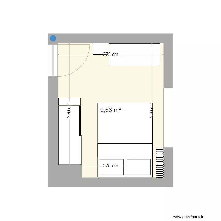 chambre maintenat. Plan de chambre maintenat. Plan de