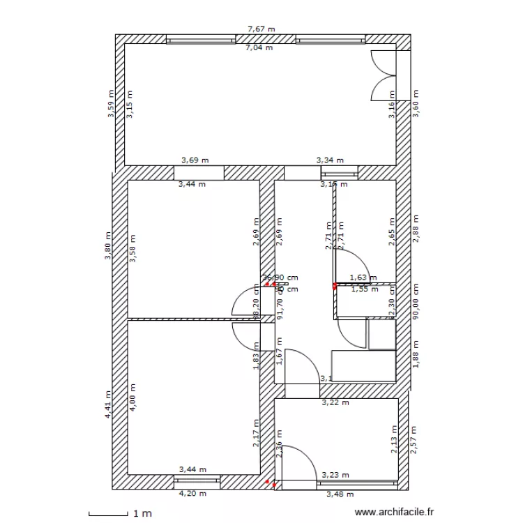 plan avec extension arriere et modifs2. Plan de 