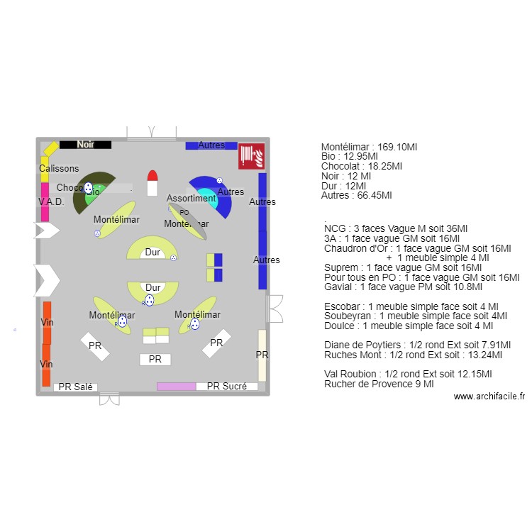 Boutique Est_modèle2023 V 1.1. Plan de 1 pièce et 340 m2