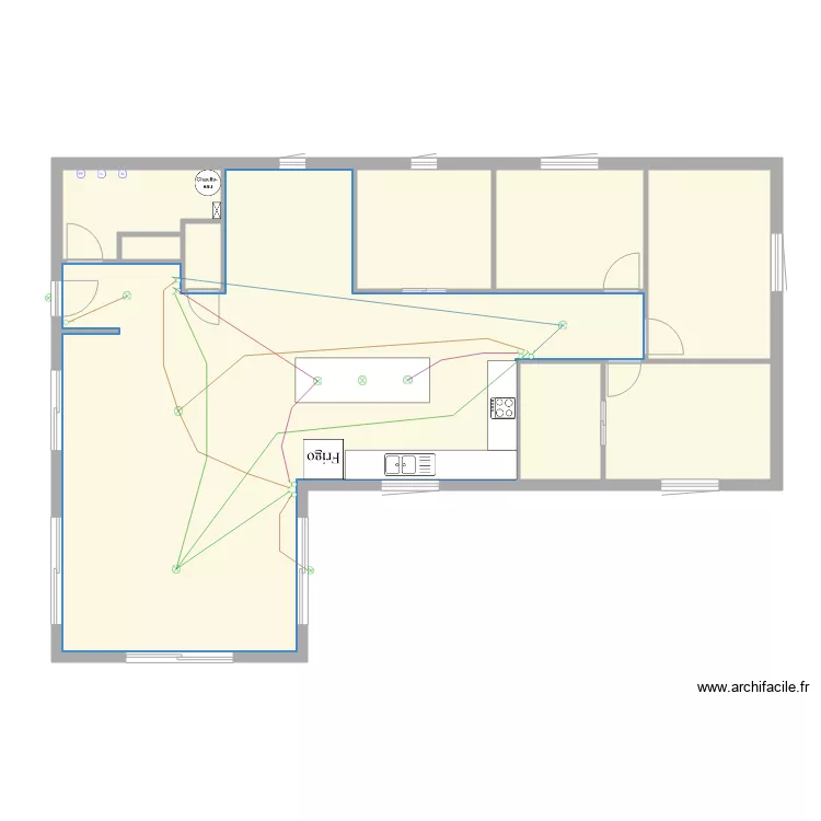 Maison Morgan. Plan de 