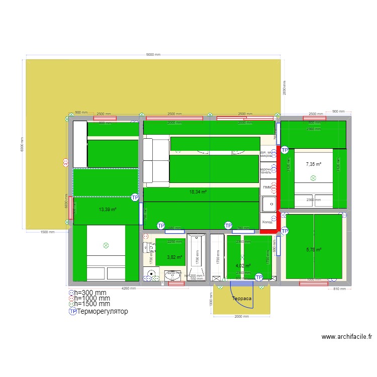 60 2.2 Витамин эл ТП. Plan de 0 pièce et 0 m2