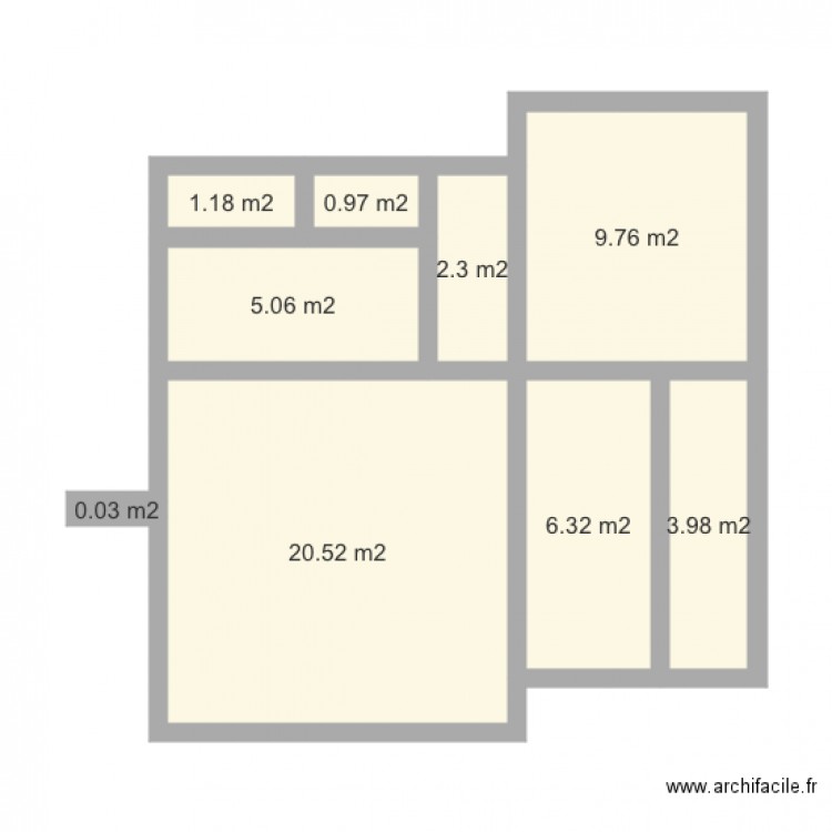 Maison cv. Plan de 0 pièce et 0 m2